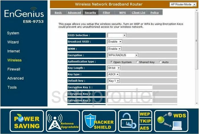 router wifi security wireless