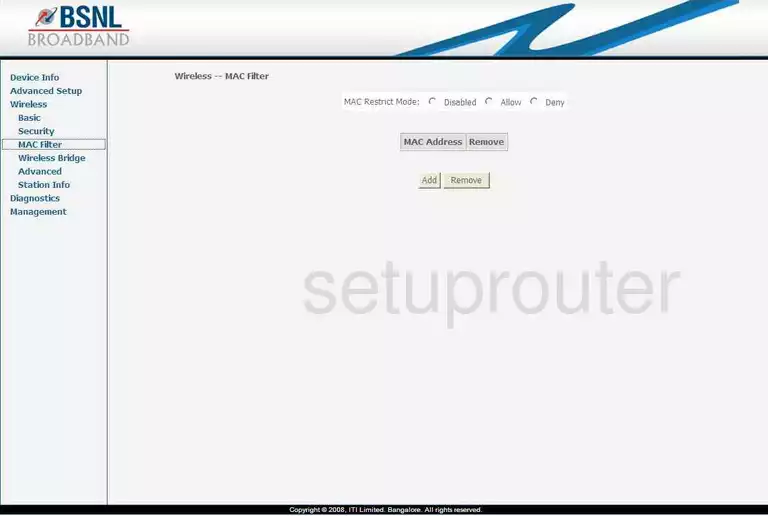 router mac filtering