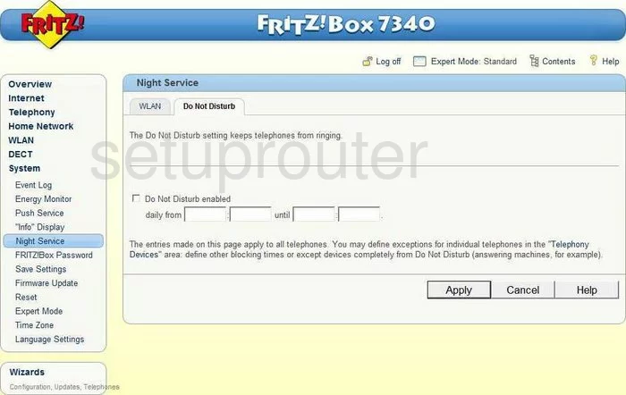 router schedule