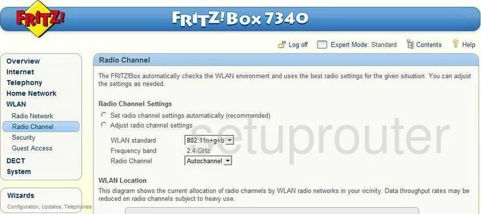 router Wi-Fi channel ssid mode