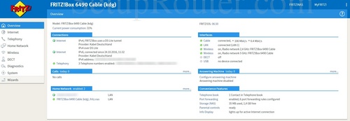 How To Login To The FRITZ 6490 Cable