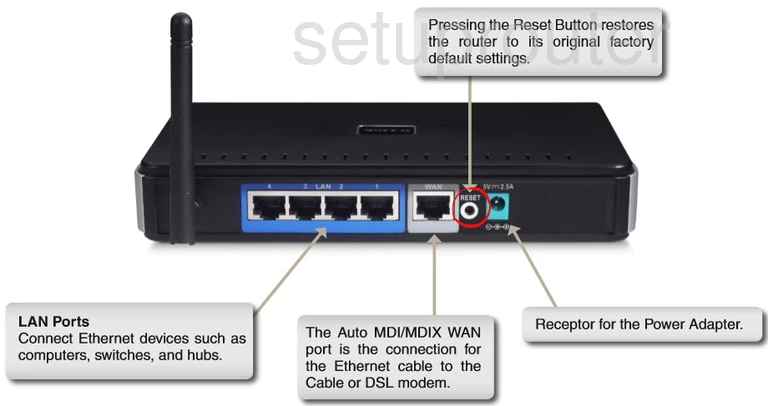 router reset factory settings