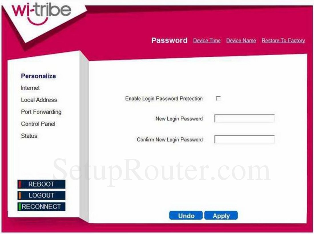 Gemtek WIXFMM109 Screenshot Password