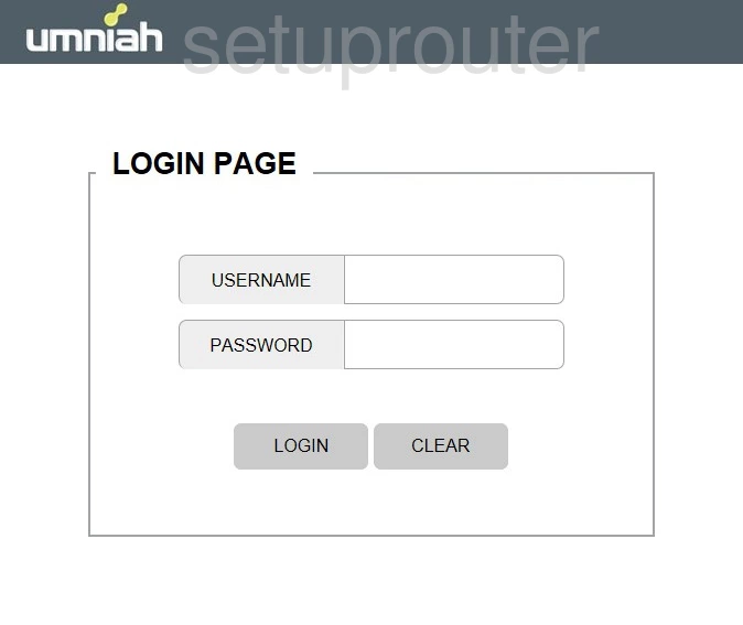 router login screen