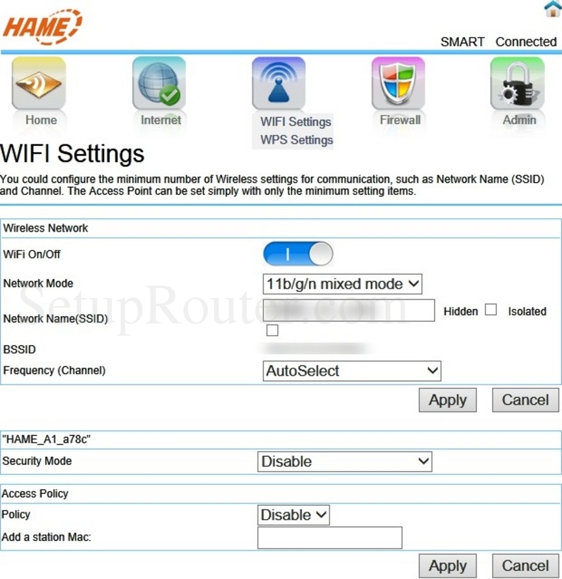 Hame mpr-a1 setup — photo 1