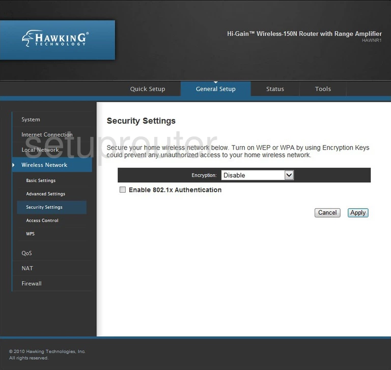 router wifi security wireless