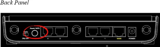 router reset factory settings