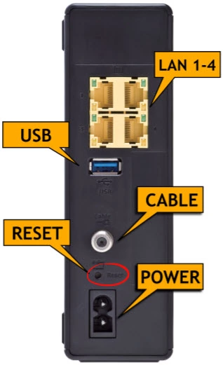 router reset factory settings