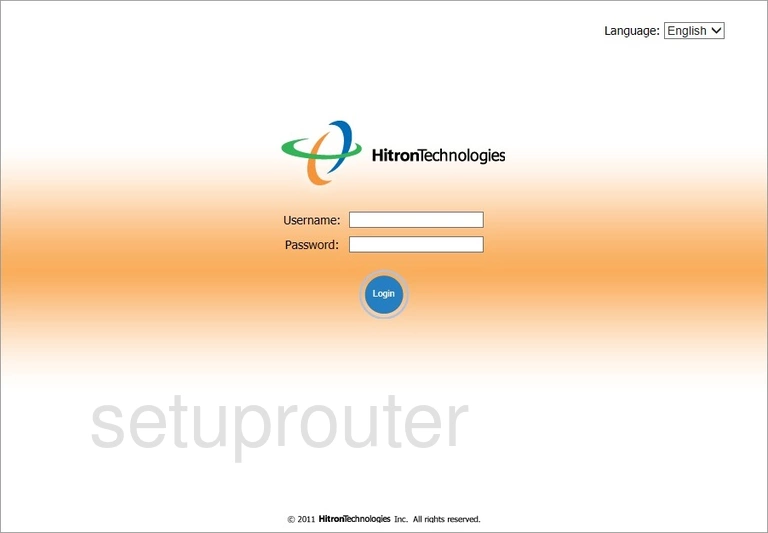 router login screen