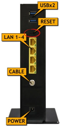 router reset factory settings