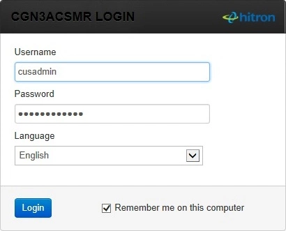 router login screen