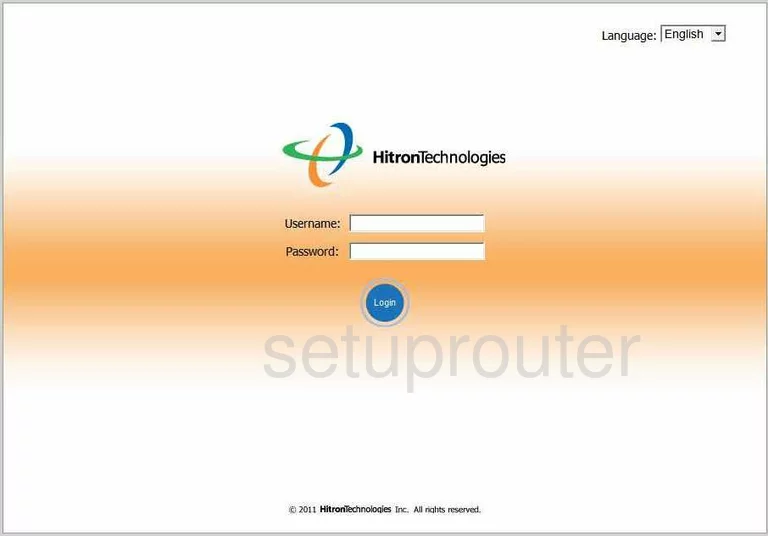 router login screen