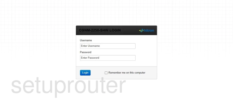 router login screen