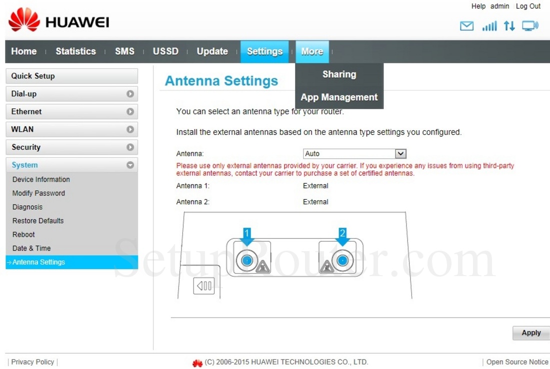 Huawei B315s-22 Update