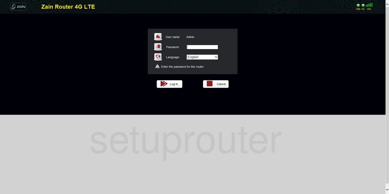 router login screen