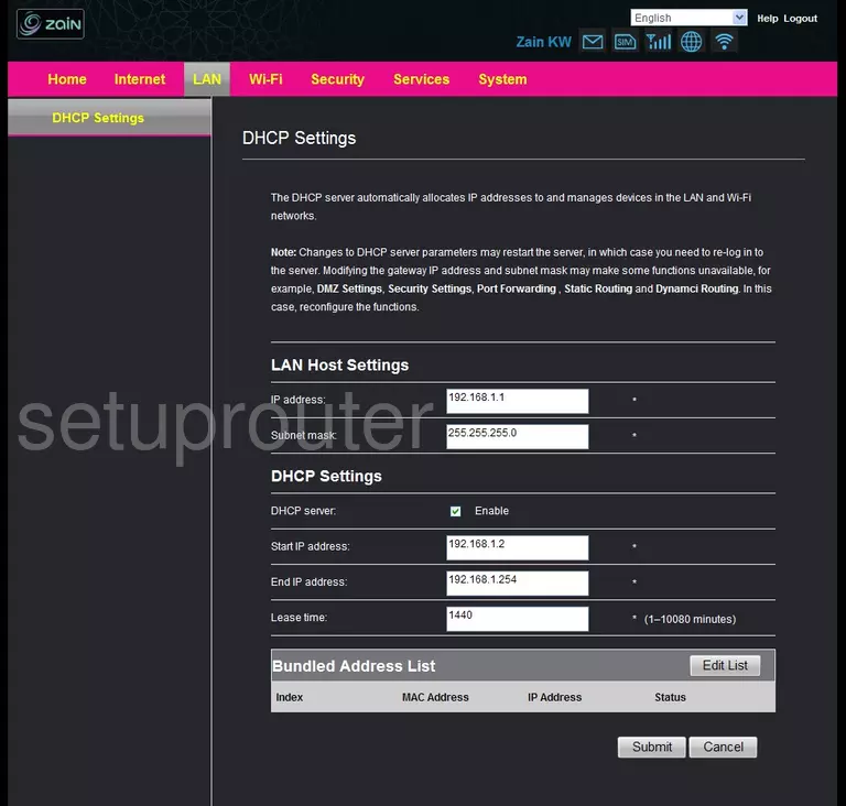 router setup