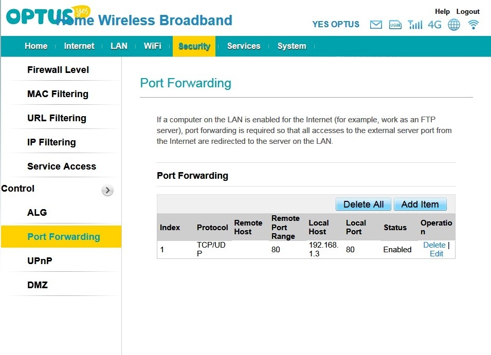 Huawei port security настройка