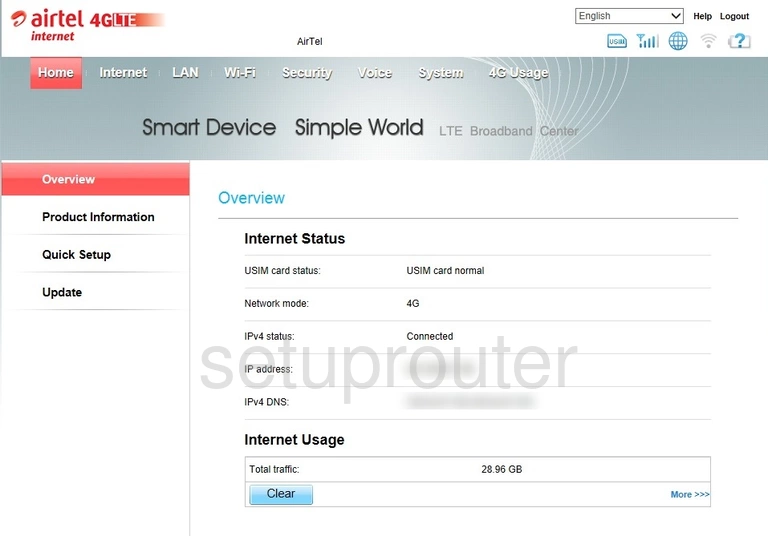 router status mac address internet IP