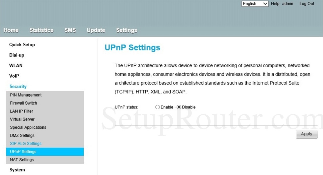 Настройки upnp huawei что это