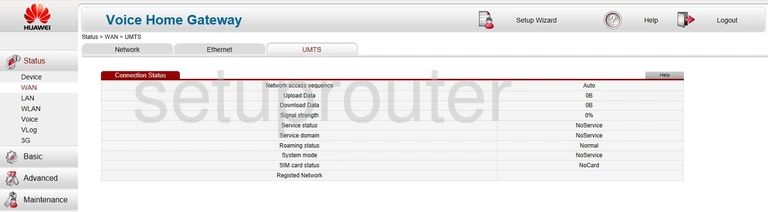 router status mac address internet IP