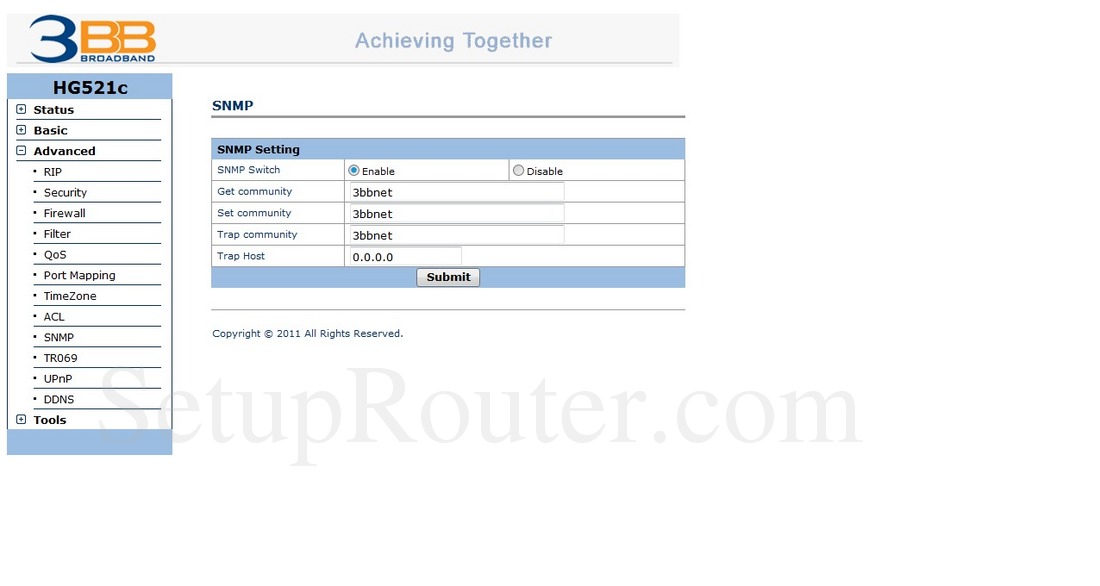 Настройка snmp v2 huawei