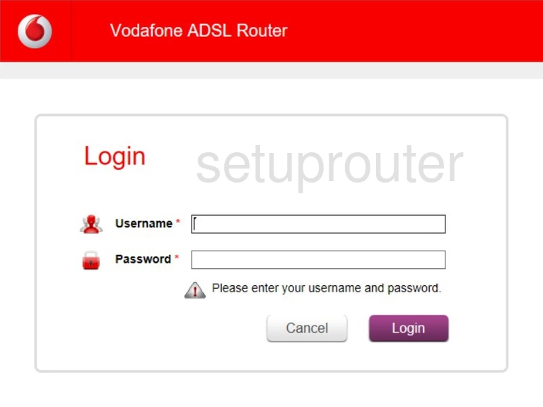 router login screen