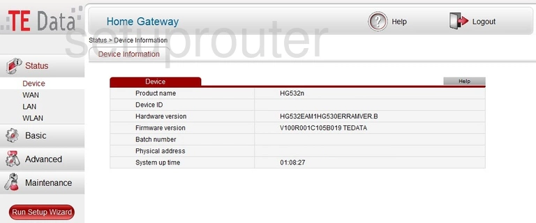 router status mac address internet IP