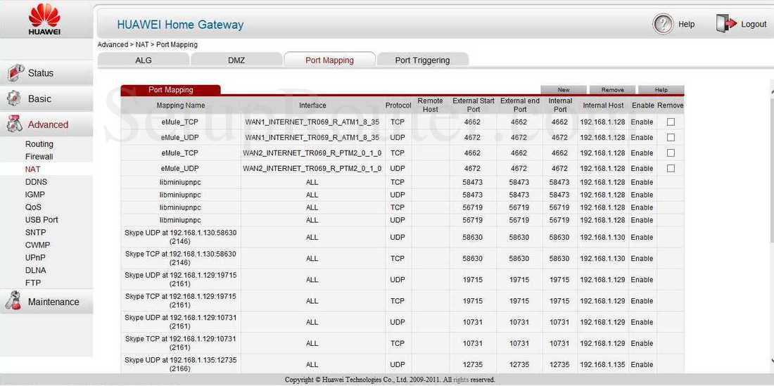 Huawei port security настройка