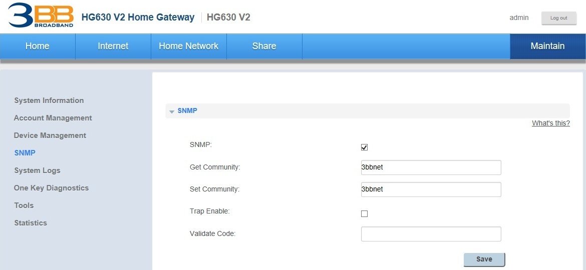 Настройка snmp v2 huawei