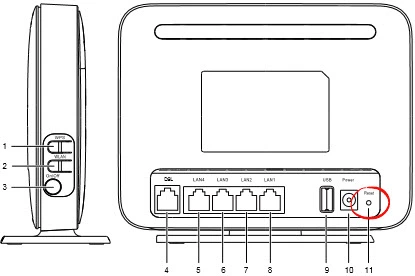 router reset factory settings