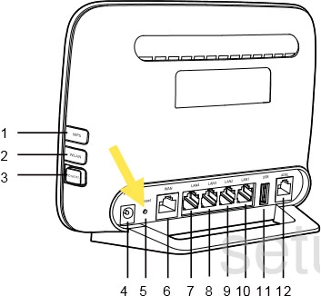 router reset factory settings