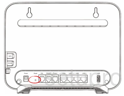 router reset factory settings