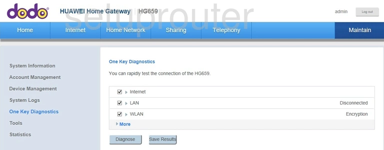 router diagnostics ping tracert