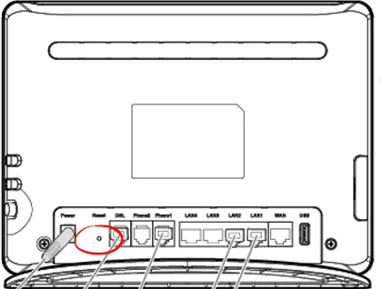 router reset factory settings