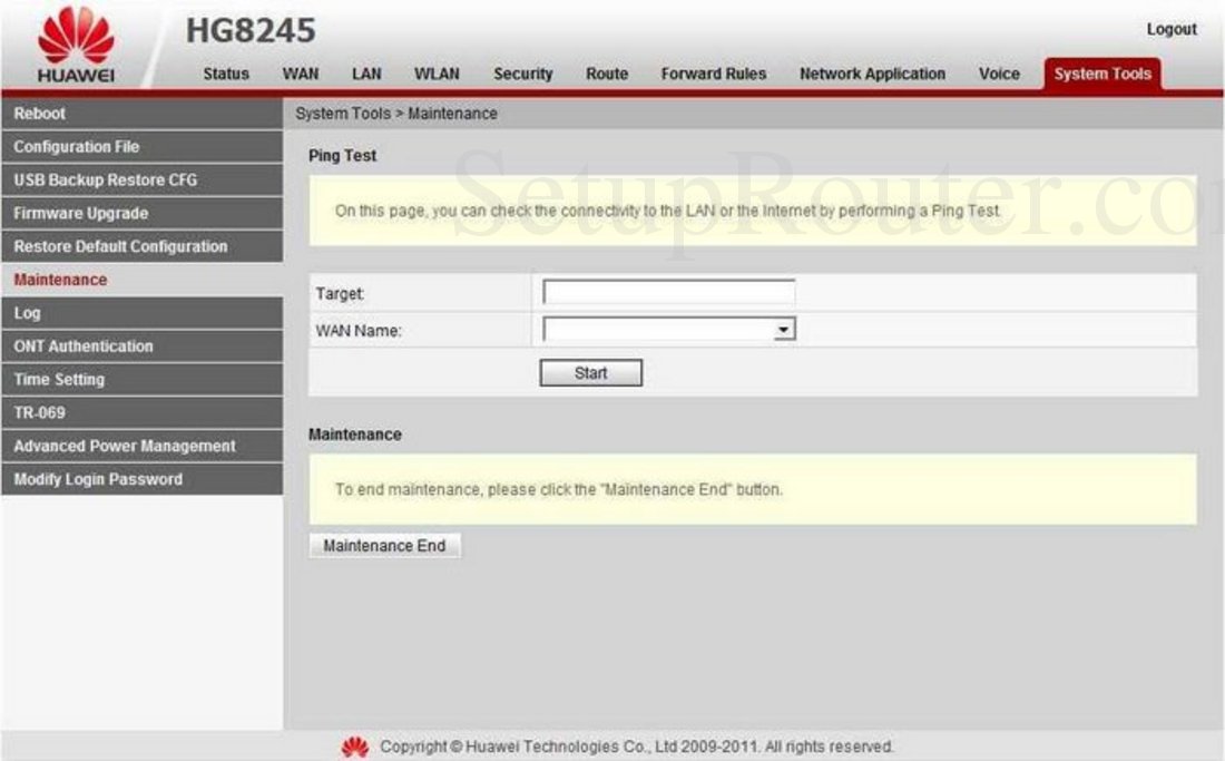 Настройка ddns на huawei hg8245