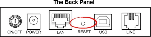 router reset factory settings