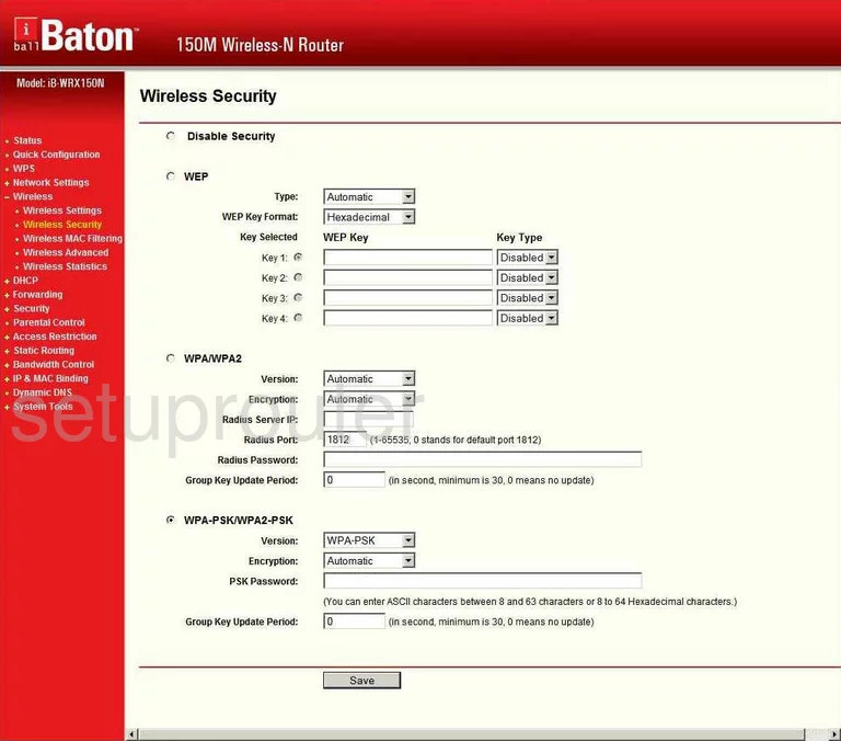 router wifi security wireless