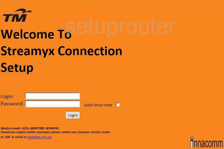 router login screen