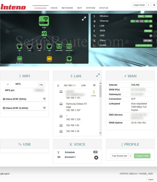 How to Login to the Inteno EG300