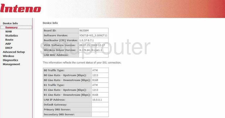 router status mac address internet IP