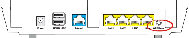 router reset factory settings