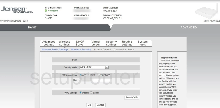 router wifi security wireless