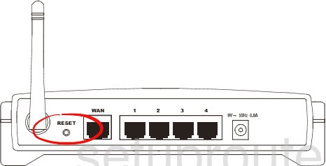 router reset factory settings