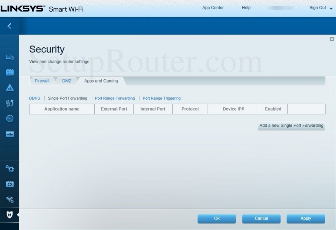 how to portforward with linksys smart wifi