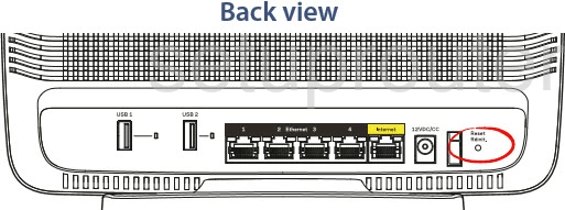 router reset factory settings