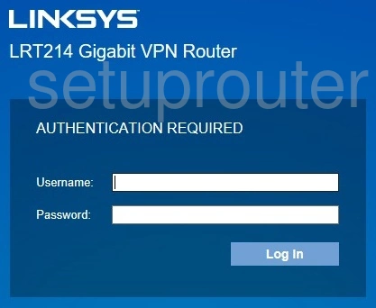 router login screen