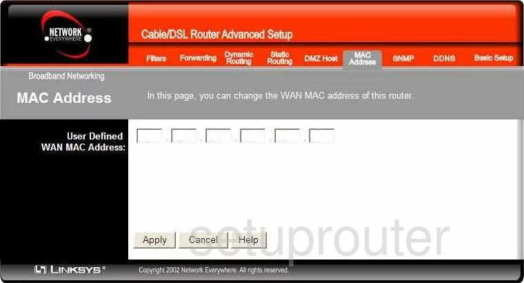router mac address