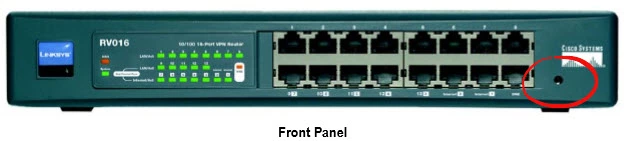 router reset factory settings