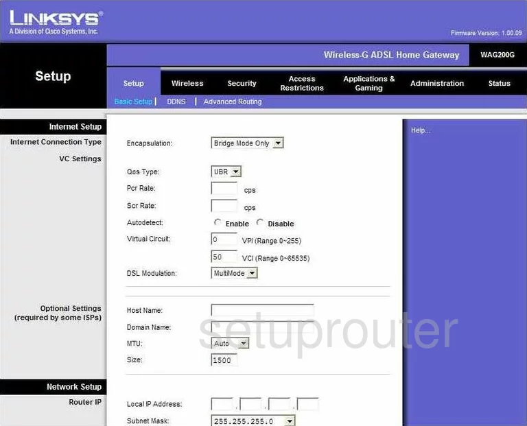 router setup