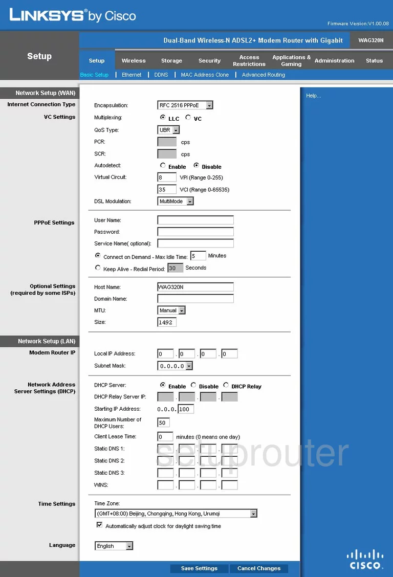 router setup